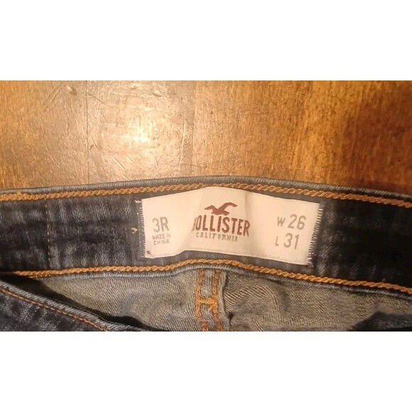 Hollister 3R Skinny Jeans Size W26 L31 Dark blue - Picture 7 of 15